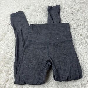 Lululemon Align Pant 25" Mini Heathered Herringbone Heathered Black White Black